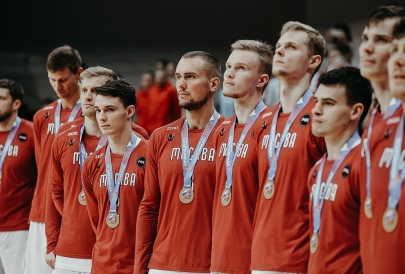 Men's MBA team won gold medal in basketball for Moscow at Spartakiada