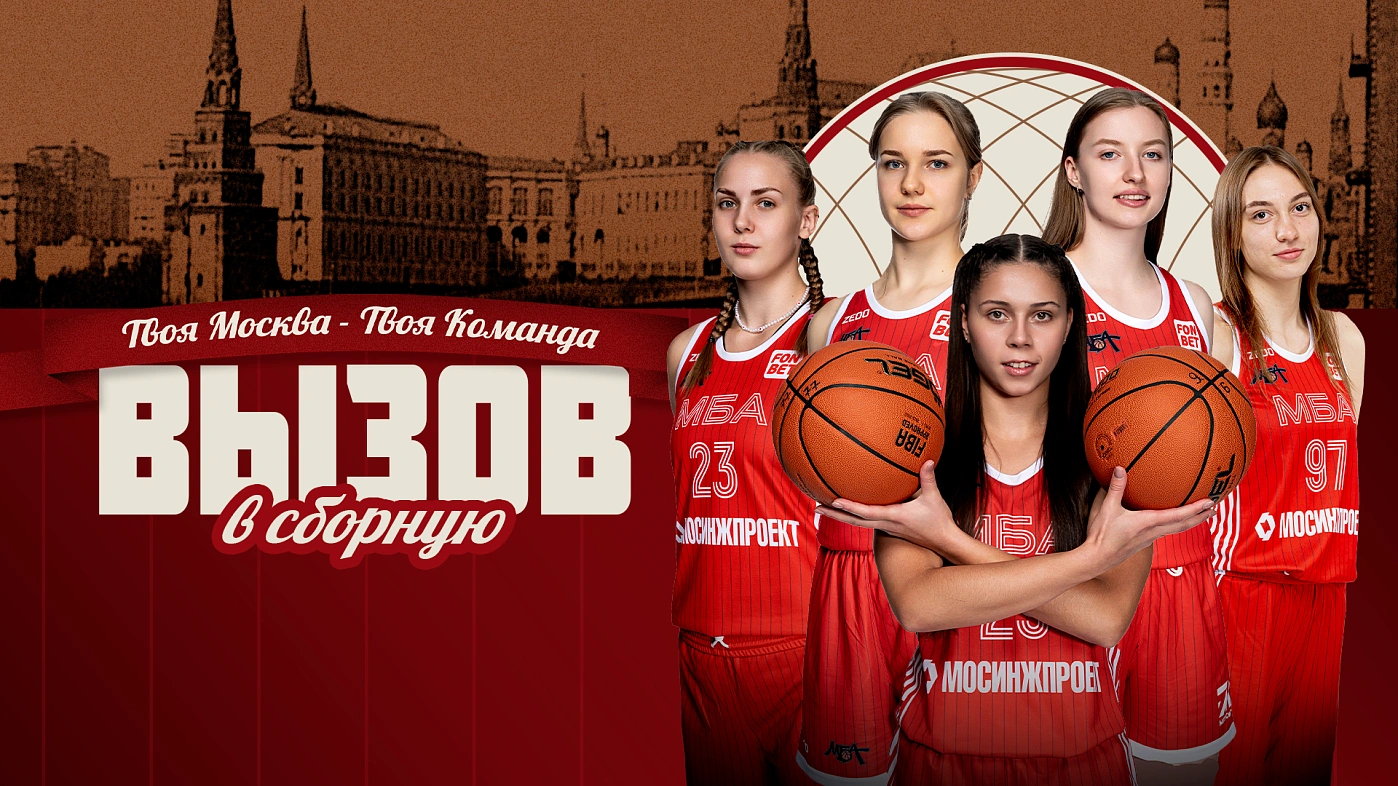 Пять игроков МБА-МГУСиТ вызваны в сборную 