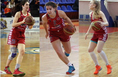 Глонти, Горшкова и Козик тренируются в сборной России U-18