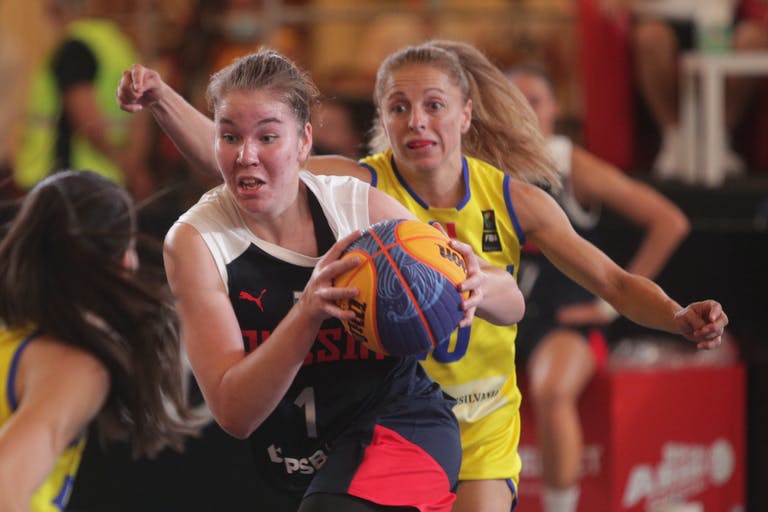 Сборная России сыграла в Финале Женской серии ФИБА 3x3
