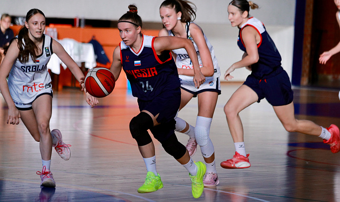Сборная России U16 дважды переиграла сверстниц из Сербии