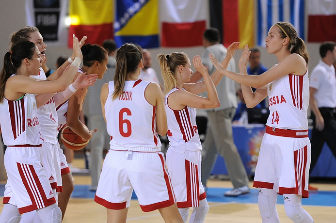 Россия вышла в четвертьфинал женского чемпионата Европы U-20