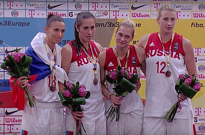 Россия - бронзовый призер чемпионата Европы по баскетболу 3x3