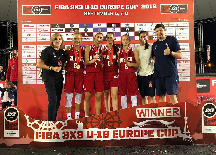 Россия - бронзовый призер Кубка Европы U18 по баскетболу 3x3