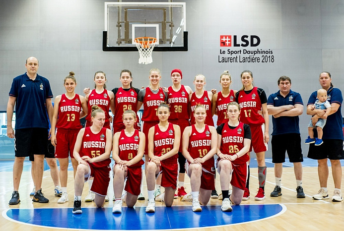 Сборная России U-18 - третья на турнире во Франции