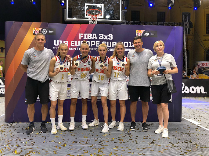 Россия - бронзовый призер Кубка Европы U18 по баскетболу 3x3